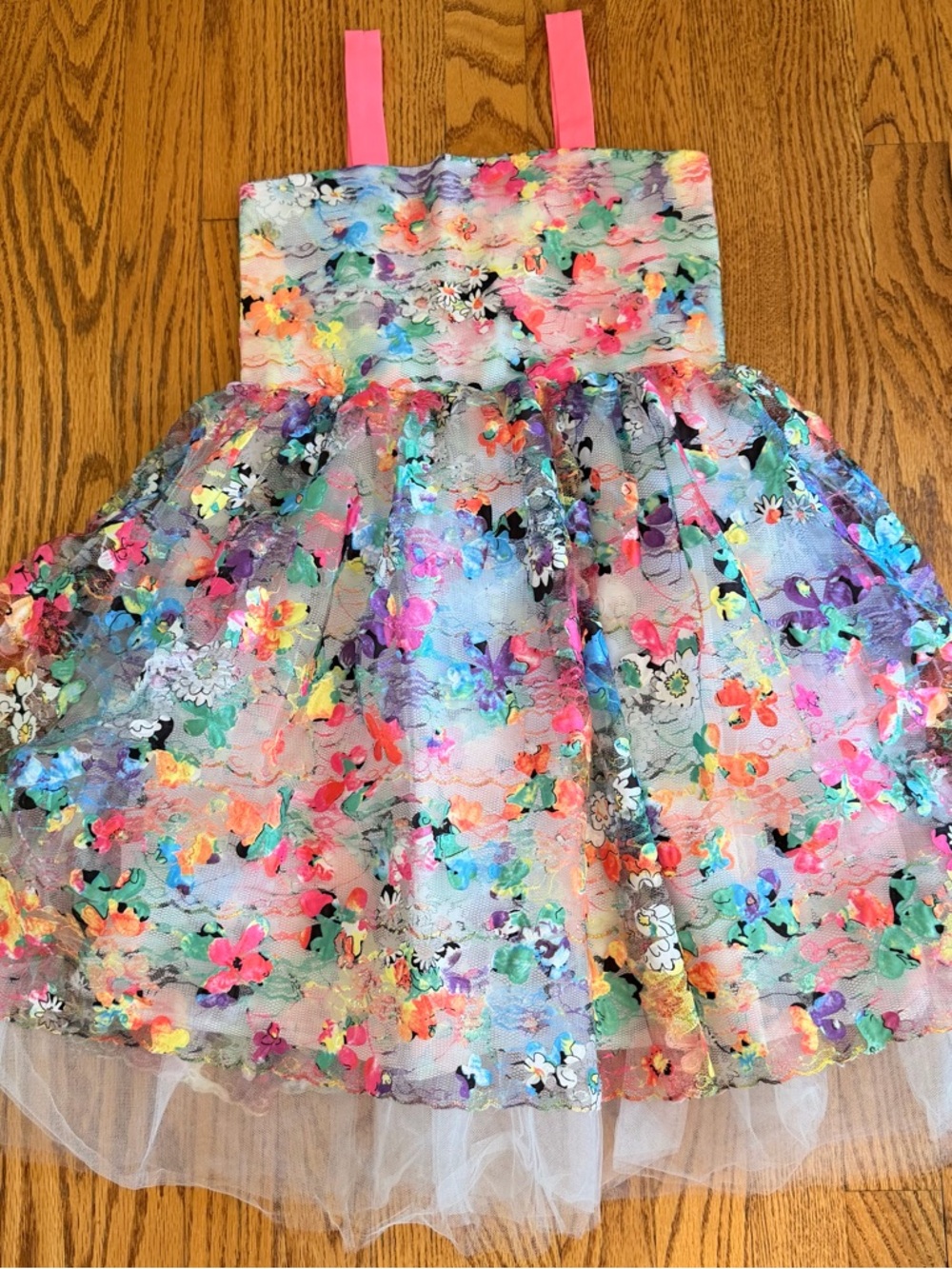 Halabaloo Multicolor Floral Party Dress